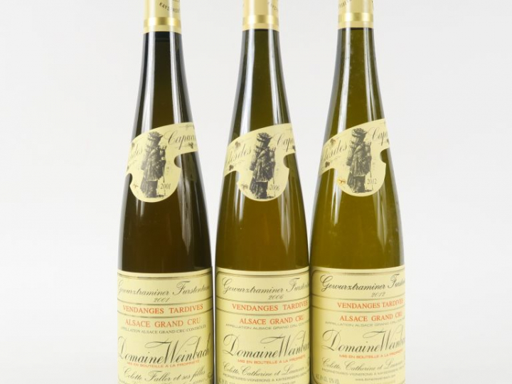 3 BOUTEILLES GEWURZTRAMINER FURSTENTUM DOMAINE WEINBACH FALLER CLOS DE