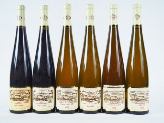 Vente aux enchères 6 BOUTEILLES RENE MURE : 4 CLOS ST LANDELIN (1 GEWURZTRAMINER VORBOURG