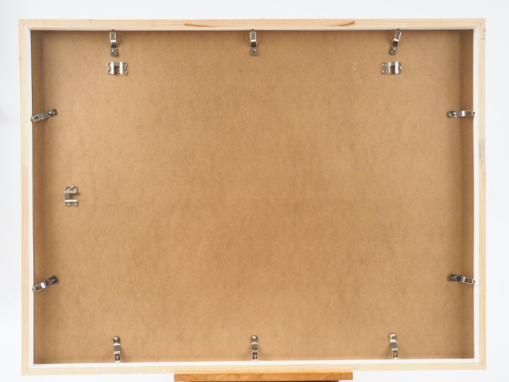 G. KARCHNER. "Klein d'œil". Technique mixte sur papier, signée en bas 