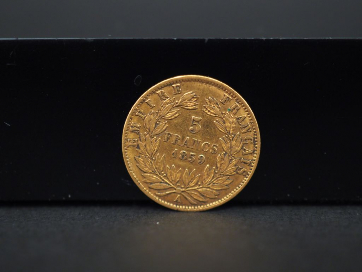 Pièce de 5 francs en or