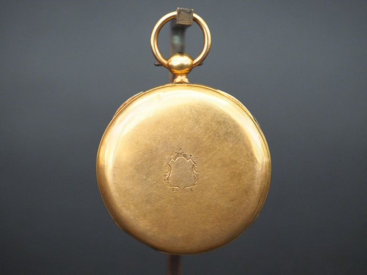 Montre de gousset en or. Poids tel : 63,34 g