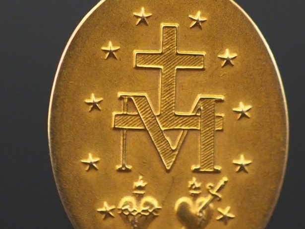 Médaille miraculeuse en or.  Poids : 2,70 g