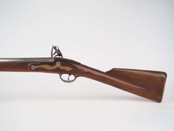 Réplique italienne en calibre 75 par PEDERSOLI d'une carabine à silex 