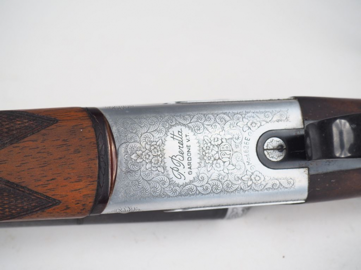 Fusil de chasse juxtaposé calibre 20/76 numéro A40693A à éjecteurs mod