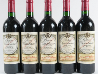 Vente aux enchères 5 BOUTEILLES CHÂTEAU RAUZAN GASSIES GCC MARGAUX - 1995 - BG