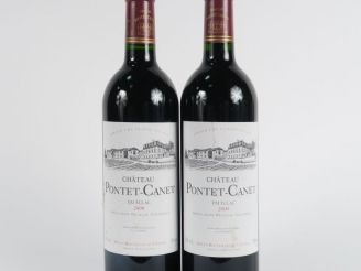 Vente aux enchères 2 BOUTEILLES CHÂTEAU PONTET CANET GCC PAUILLAC  - 2000