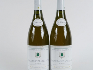 Vente aux enchères 2 BOUTEILLES CHASSAGNE MONTRACHET 1er CRU 'MORGEOT' DOMAINE BACHELET -