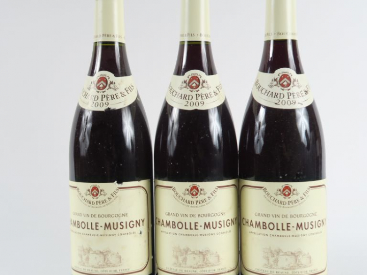 3 BOUTEILLES CHAMBOLLE MUSIGNY BOUCHARD PÈRE   FILS - 2009
