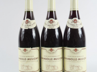 Vente aux enchères 3 BOUTEILLES CHAMBOLLE MUSIGNY BOUCHARD PÈRE   FILS - 2009