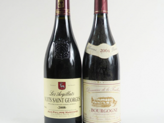 Vente aux enchères 2 BOUTEILLES : 1 NUITS ST GEORGES 'LES ARGILLATS' JEAN PHILIPPE MARCHA