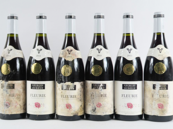 6 BOUTEILLES FLEURIE GEORGES DUBOEUF - 2011 - ELA