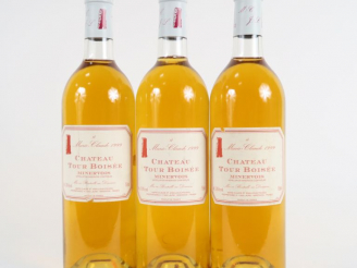 Vente aux enchères 3 BOUTEILLES CHÂTEAU TOUR BOISÉE 'A MARIE CLAUDE' BLANC - 1999
