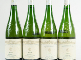 Vente aux enchères 4 BOUTEILLES SAVENNIERES NICOLAS JOLY - 2001