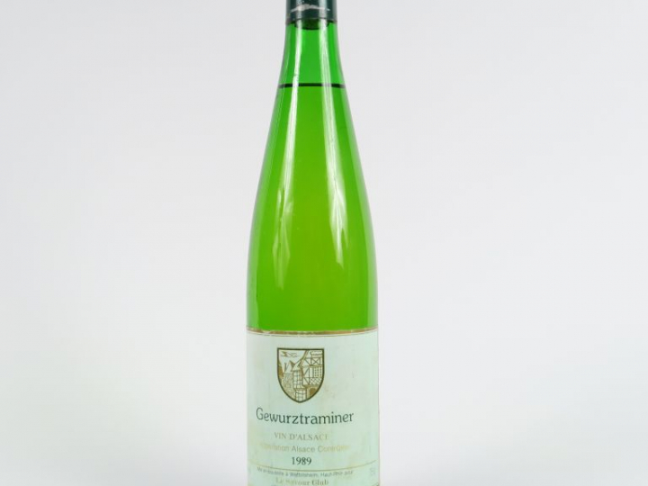 1 BOUTEILLE GEWURZTRAMINER LE SAVOUR CLUB - 1989