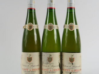 Vente aux enchères 3 BOUTEILLES GEWURZTRAMINER 'LES SORCIERES' DOPFF   IRION - 2000