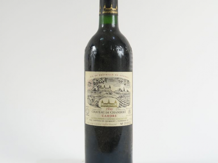 1 BOUTEILLE CHÂTEAU CHAMBERT CAHORS - 1990