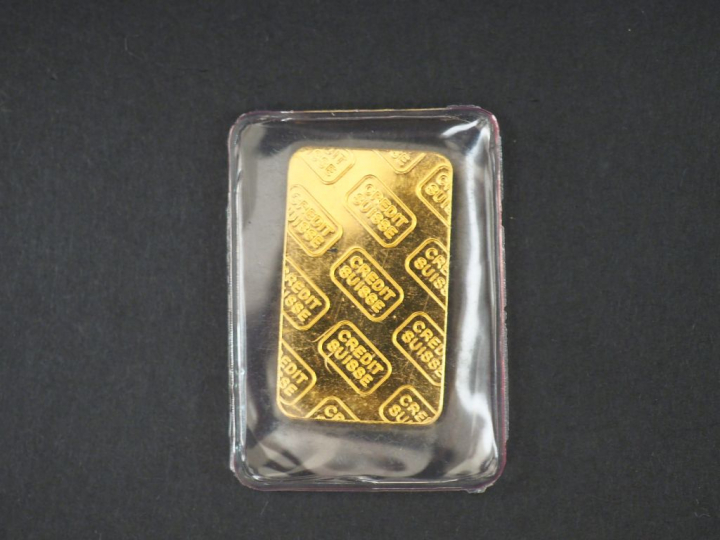 Lingotin or 10 g.  Numéroté 757042. FRAIS ACHETEUR 10% TTC