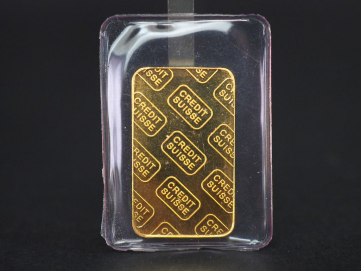 	Lingotin or 10 g.  Numéroté 081950.  FRAIS ACHETEUR 10% TTC