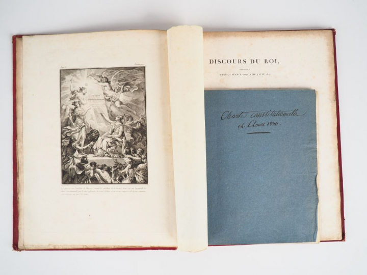 [CHARTES CONSTITUTIONNELLES]. PONCET. Charte constitutionnelle des Fra