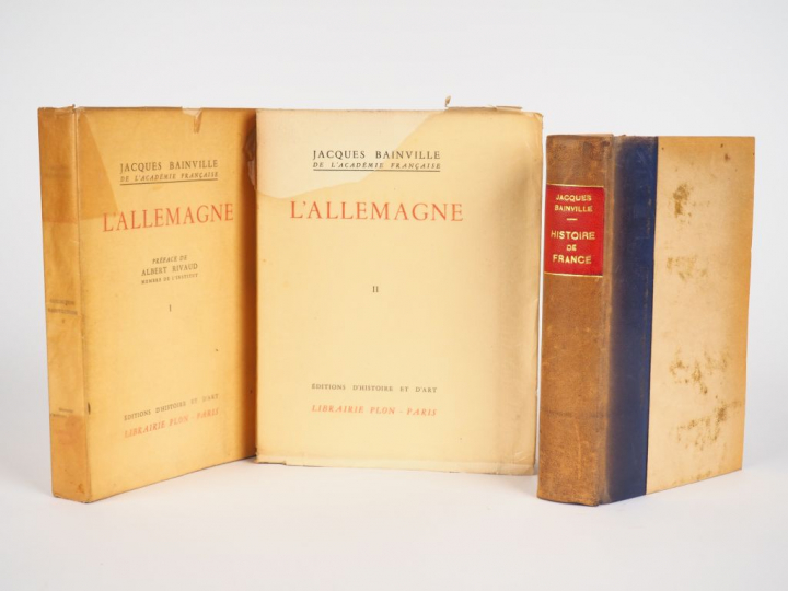 BAINVILLE (Jacques). Histoire de France. Paris, Arthème Fayard 1924. E