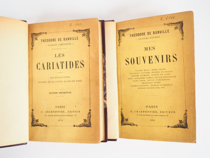 BANVILLE (Théodore de). Les Cariatides, le sang de la coupe, Roses de 