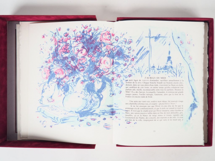 COLETTE. Belles saisons. Lithographies de Georges YOLDJOGLOU. Bièvres 