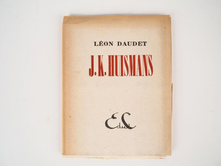 DAUDET (Léon). A propos de J.F. Huysmans. Illustrations de R. Joël. Pa