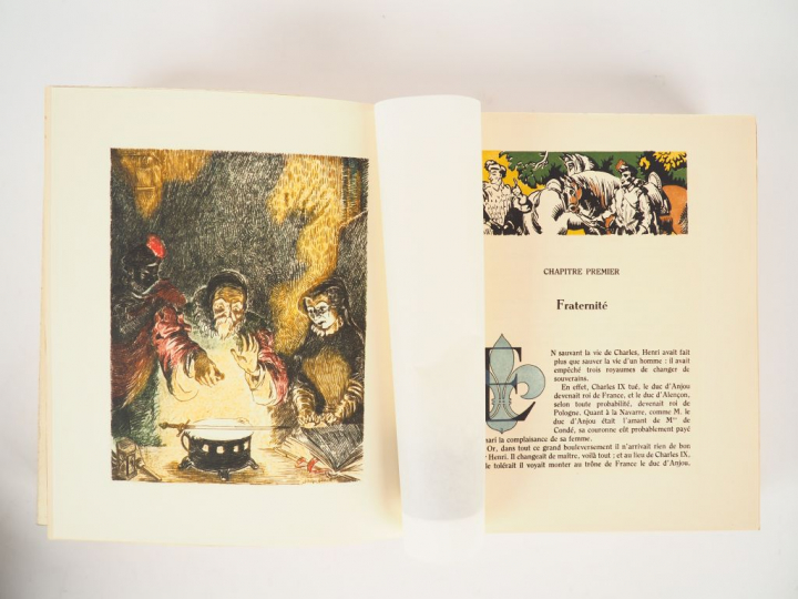 DUMAS (Alexandre). La Reine Margot. Illustrations de JAQUEMIN imprimée