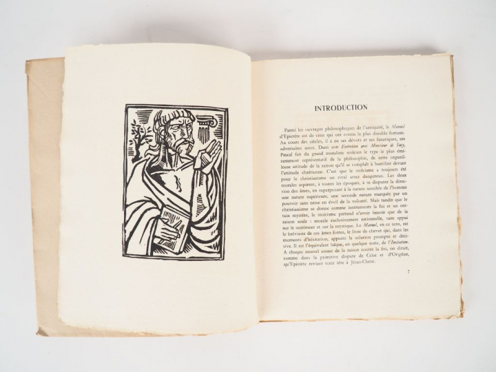 EPICTETE. Manuel d'Epictète. Traduction nouvelle de Jean Michel Flandi