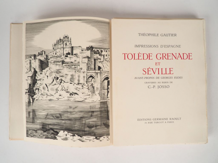 GAUTIER (Théophile). Impressions d'Espagne. Tolède, Grenade et Séville