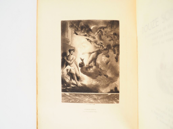 GUERIN (Charles). Douze sonnets. Illustrations de William Fel, dont un