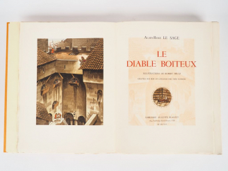 Vente aux enchères LE SAGE (Alain-René). Le Diable boiteux. Illustrations de Robert BELTZ