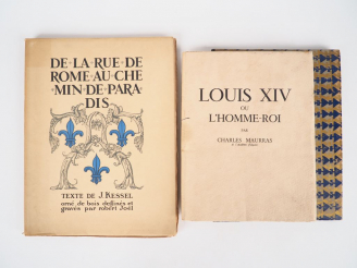 Vente aux enchères MAURRAS (Charles). Louis XIV ou l'Homme-Roi. Orné de bois dessinés et 