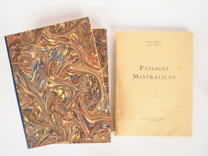 MAURRAS (Charles) -DREVET (Joanny). Paysages Mistraliens. Grenoble, Ed