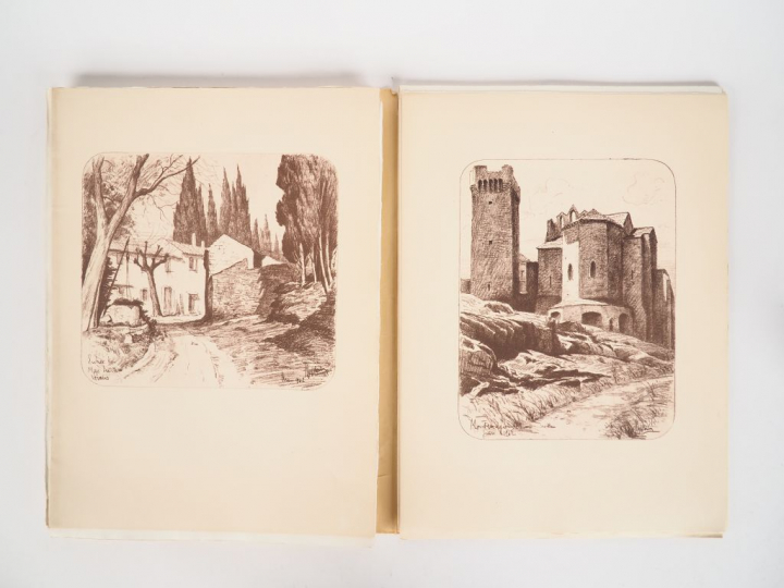 MAURRAS (Charles) -DREVET (Joanny). Paysages Mistraliens. Grenoble, Ed