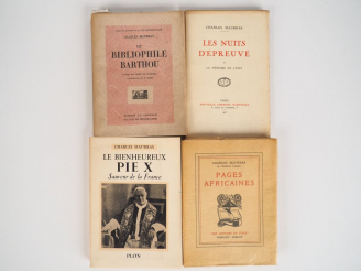 Vente aux enchères MAURRAS (Charles). Pages africaines. Paris, Sorlot 1940. pt in-8, br. 
