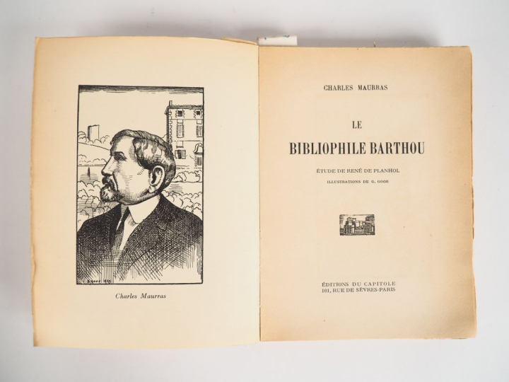 MAURRAS (Charles). Pages africaines. Paris, Sorlot 1940. pt in-8, br. 