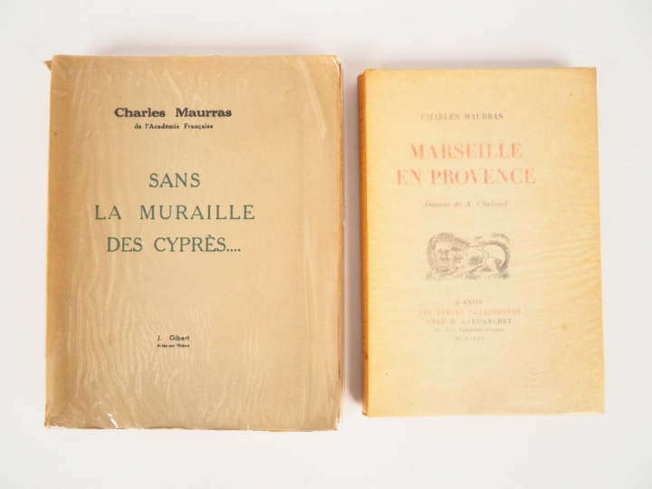 MAURRAS (Charles). Sans la Muraille des cyprès… Arles-sur-Rhône, J. Gi