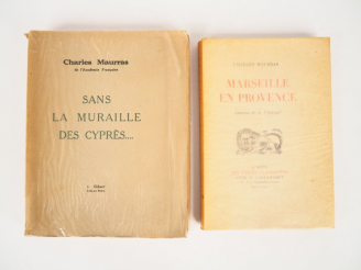 Vente aux enchères MAURRAS (Charles). Sans la Muraille des cyprès… Arles-sur-Rhône, J. Gi