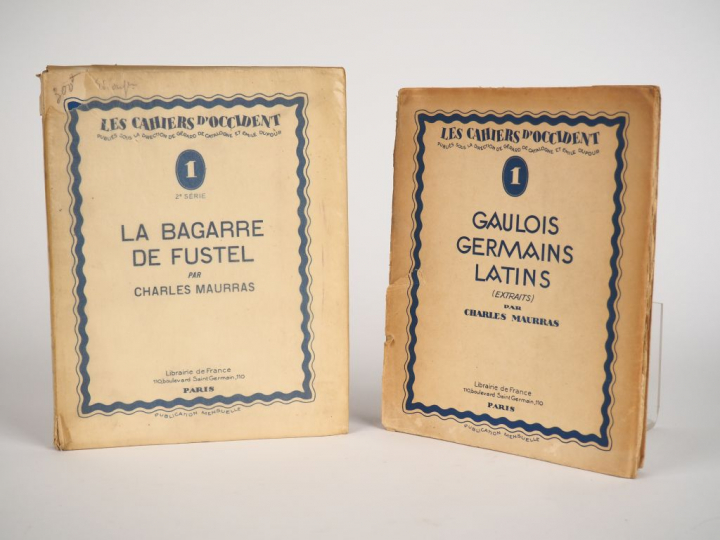 MAURRAS (Charles). Gaulois, germains, latins (Extraits). Paris, "les C