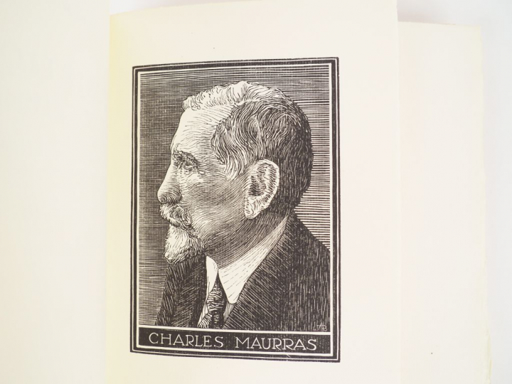 MAURRAS (Charles). Inscriptions sur nos ruines. Bois gravés de Roland 