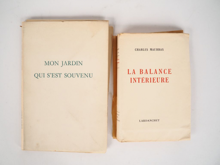 MAURRAS (Charles). La balance intérieure. Lyon, Lardanchet 1952. in-12