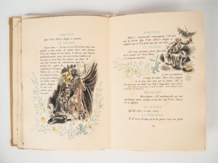 MERIMEE (Prosper). Le carrosse du Saint Sacremont. Saynète. Eaux-forte