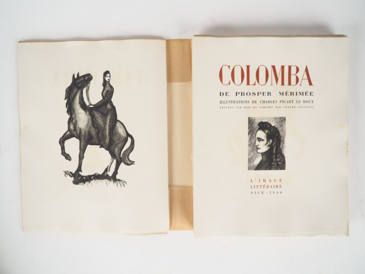 MERIMEE (Prosper). Colomba. Illustrations de Charles PICART LE DOUX, g