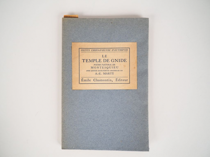 MONTESQUIEU. Le Temple de Gnide. Poème pastoral. Avec des eaux-fortes 