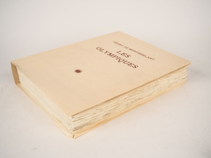 MONTHERLANT (Henry de). Les Olympiques. Burins de Eliane BEAUPUY. Pari