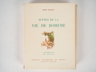 Vente aux enchères MURGER (Henri). Scènes de la vie de bohême. Illustrations de Georges H