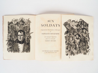 Vente aux enchères NAPOLEON BONAPARTE. Aux Soldats. Cinquante-huit Proclamations et Haran