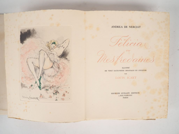 NERCIAT (Andrea). Felicia ou mes fredaines, illustré de vingt eaux-for