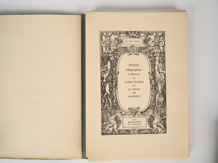 NODIER (Charles). Franciscus Columna précédée d'une étude bibliographi